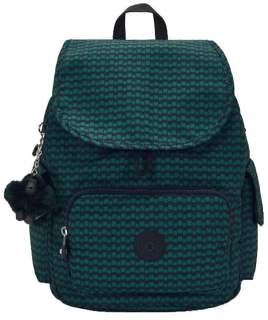 Kipling City Pack Small Backpack - Dark Lobby Tile Green
