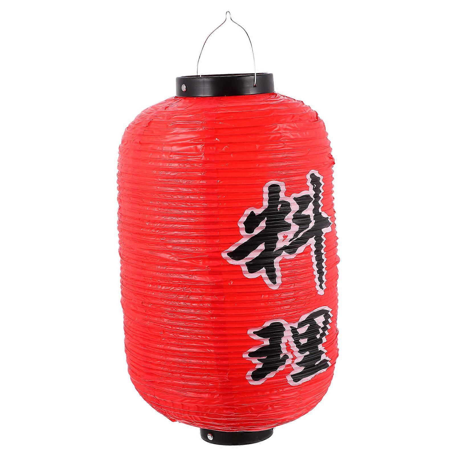 Japanese Style Waterproof Lantern Hanging Lantern for Decor 1Pcs