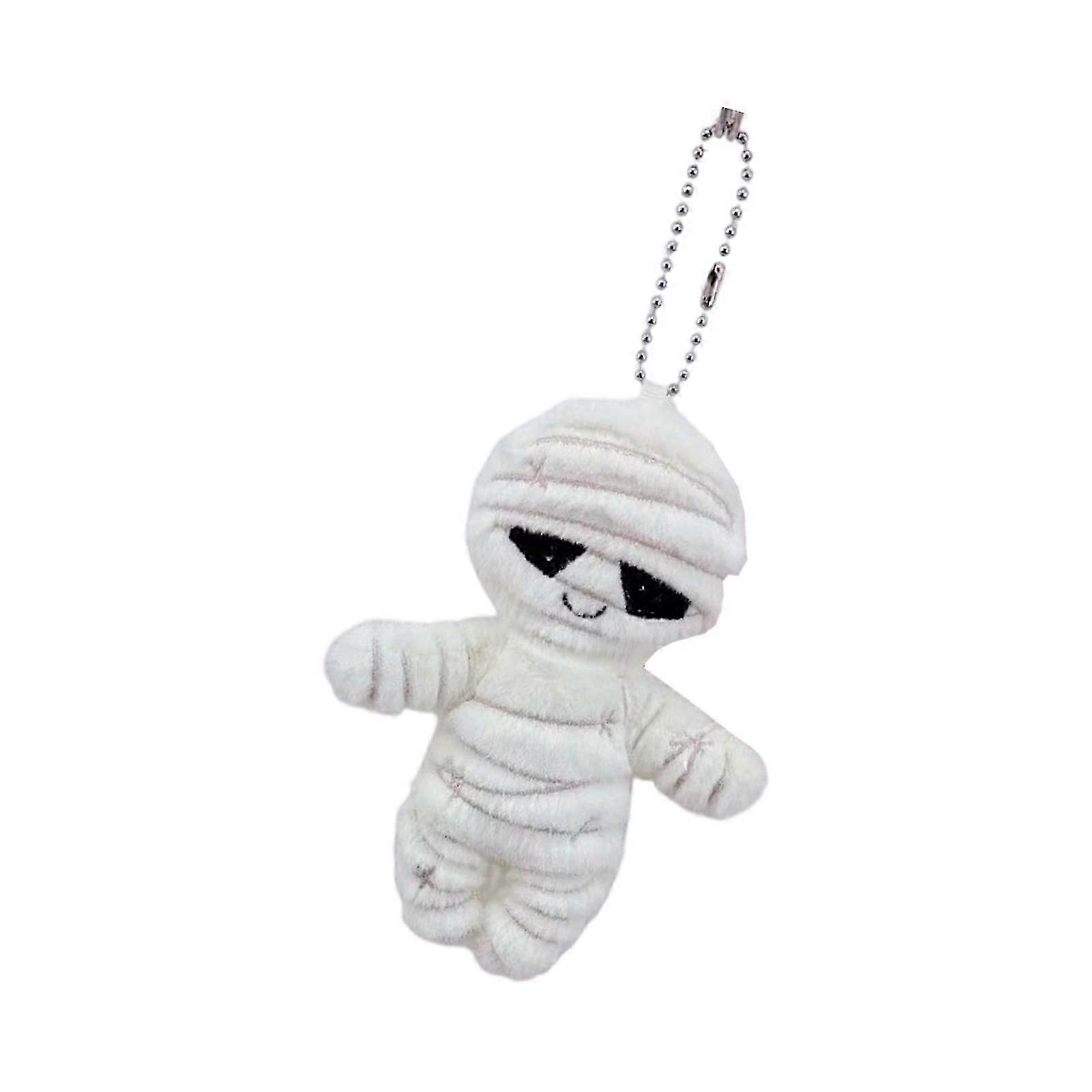 Plush Keychain Adorable Mummy Skeleton Styles Soft And Plush Decoration For Children Accessory Multicolor