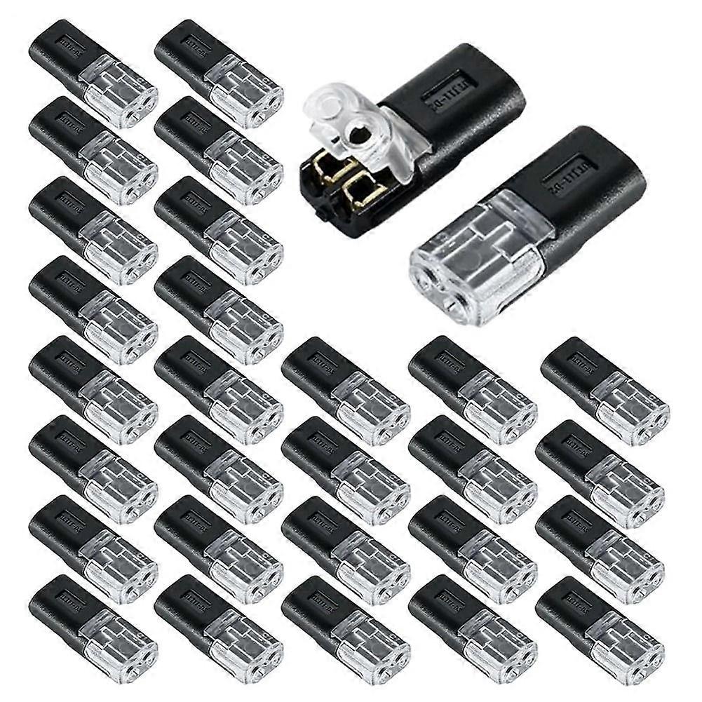 30pcs Toolless Electrical Wire Connectors Set for LED Lights, Trailers, and DIY Projects