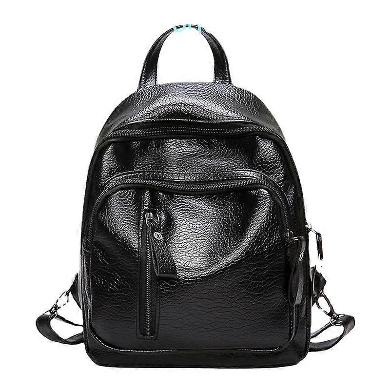 Stylish Multifunctional Women's Small Leather Backpack