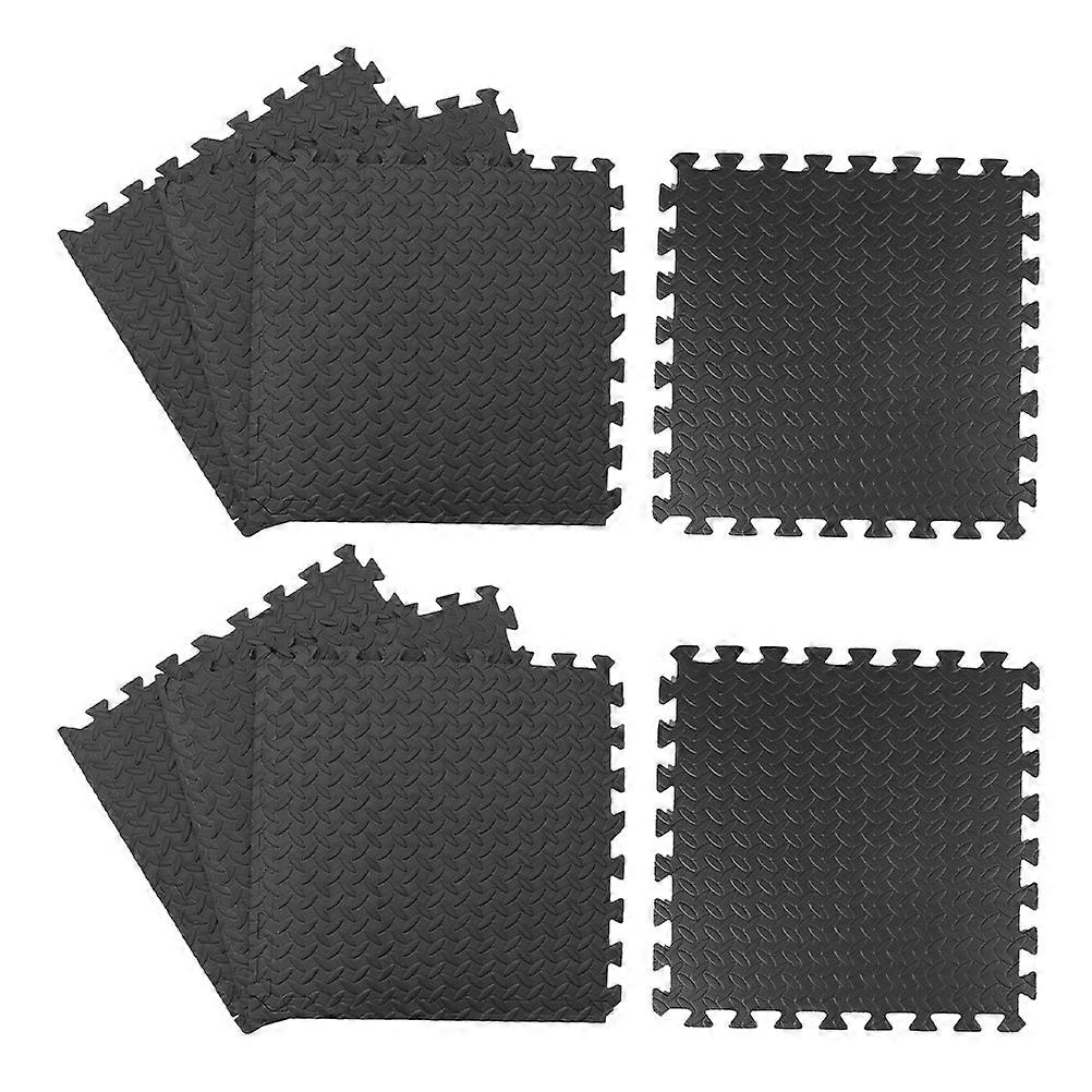 Boxing Floor Mat Eva Gym Flooring Puzzle Mat with 8Pcs Included