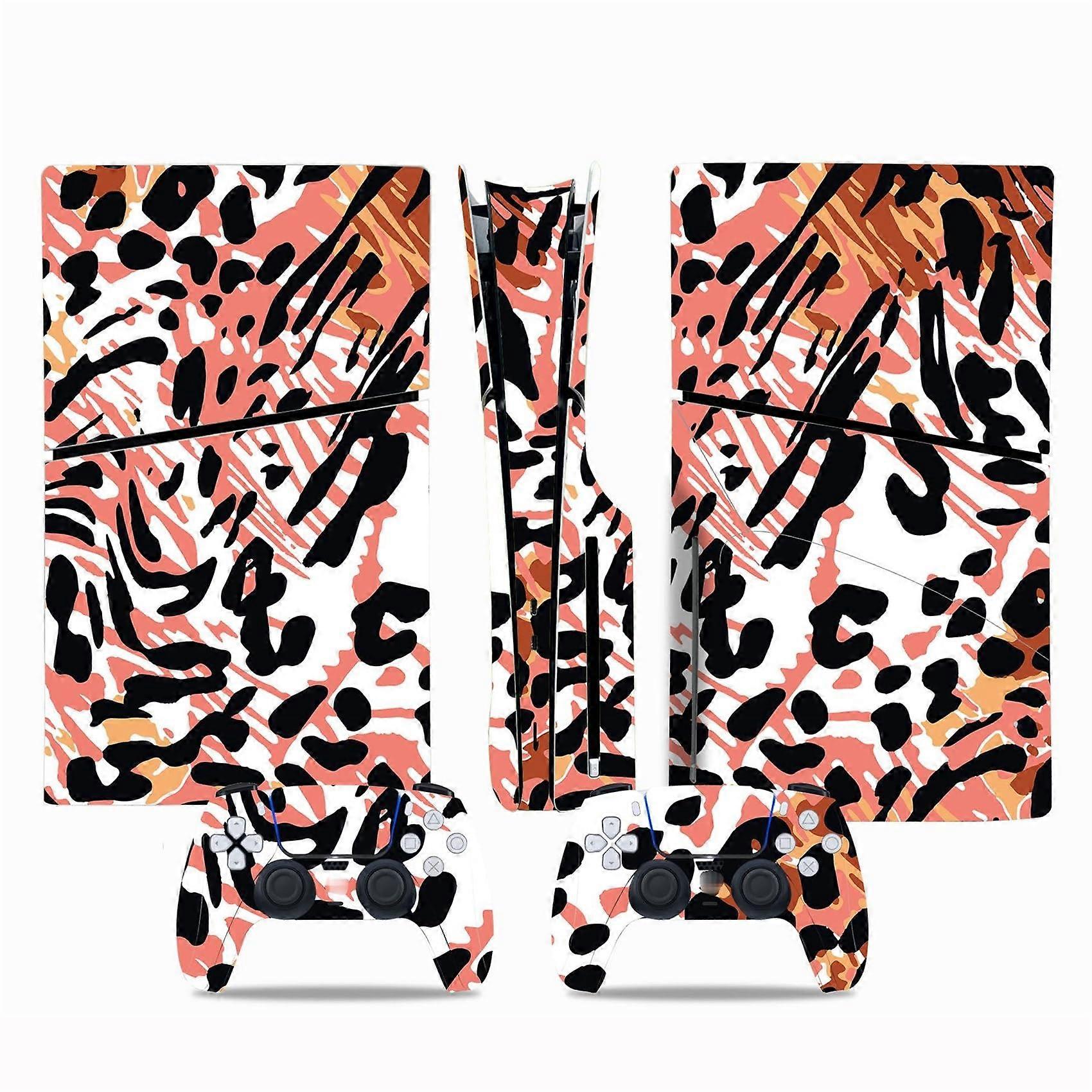 Console Remote Skin For PS5 Slim Disc And Digital Edition Vinyl Wraps For Console And Controller Scratch Resistant