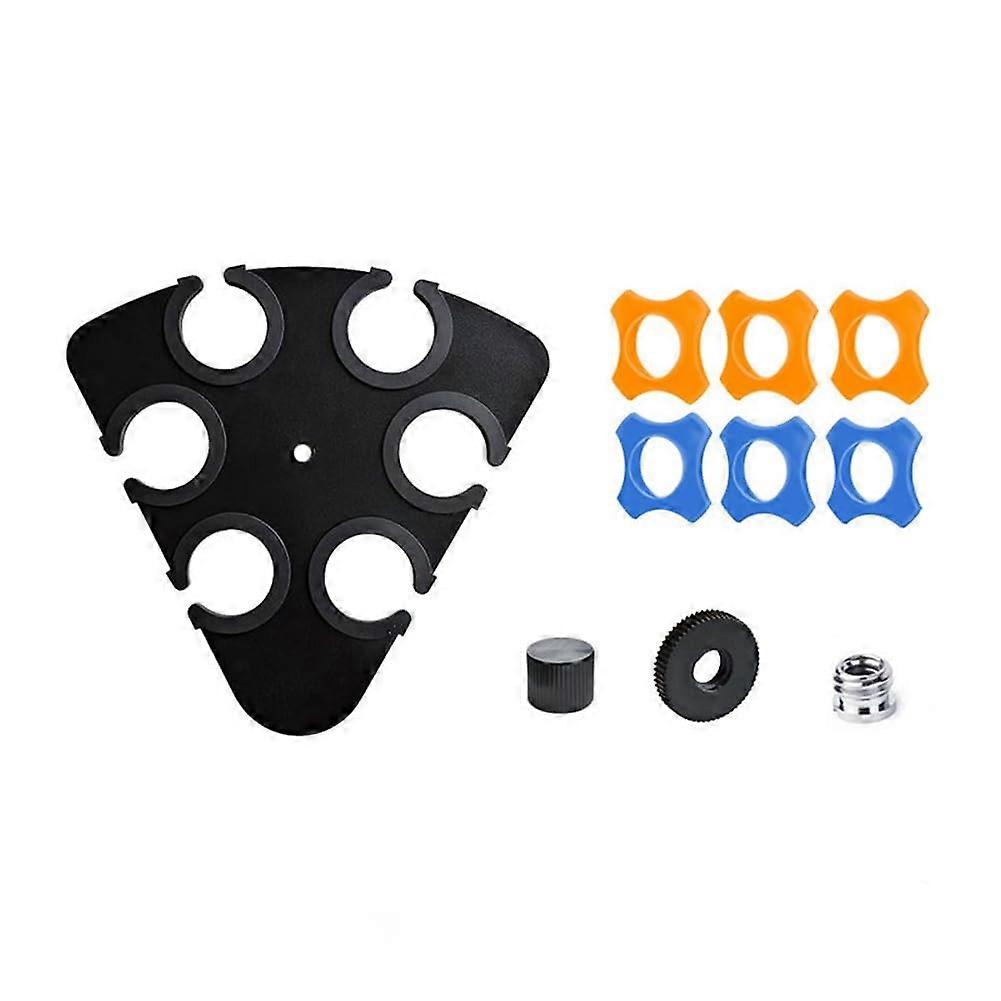 Multi Microphone Holder Tray Kit 6Piece Universal Shock Mount And Clip