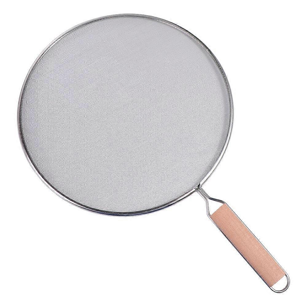 Grease Splatter Screen XL Stainless Steel Fine Mesh Guard for Frying Pan with Easy Clean Design