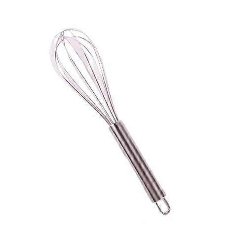 Stainless Steel SemiAutomatic Egg Beater Handheld Whisk for Fast Cream and Batter Mixing 12 Inch