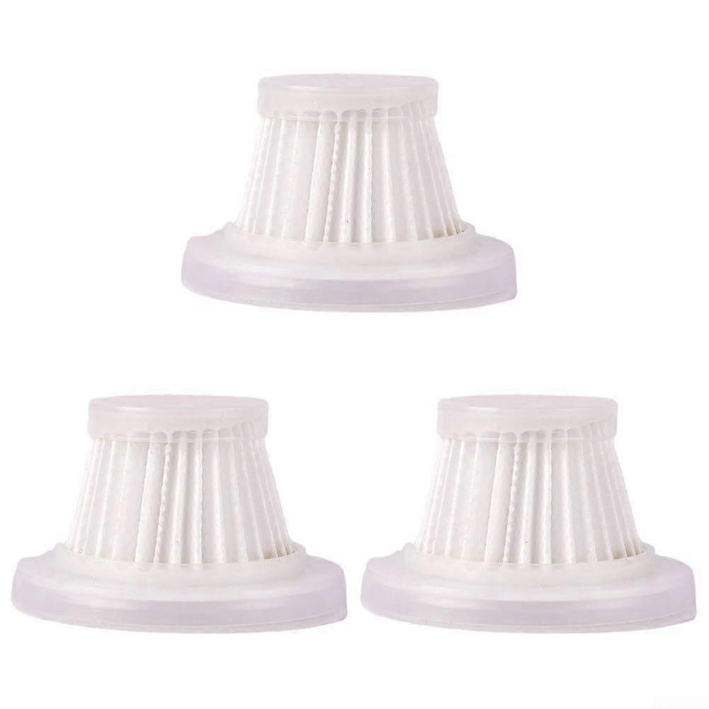 Car Vacuum Cleaner Filters 3 Pack  Cordless Replacement for Efficient Dust Filtration
