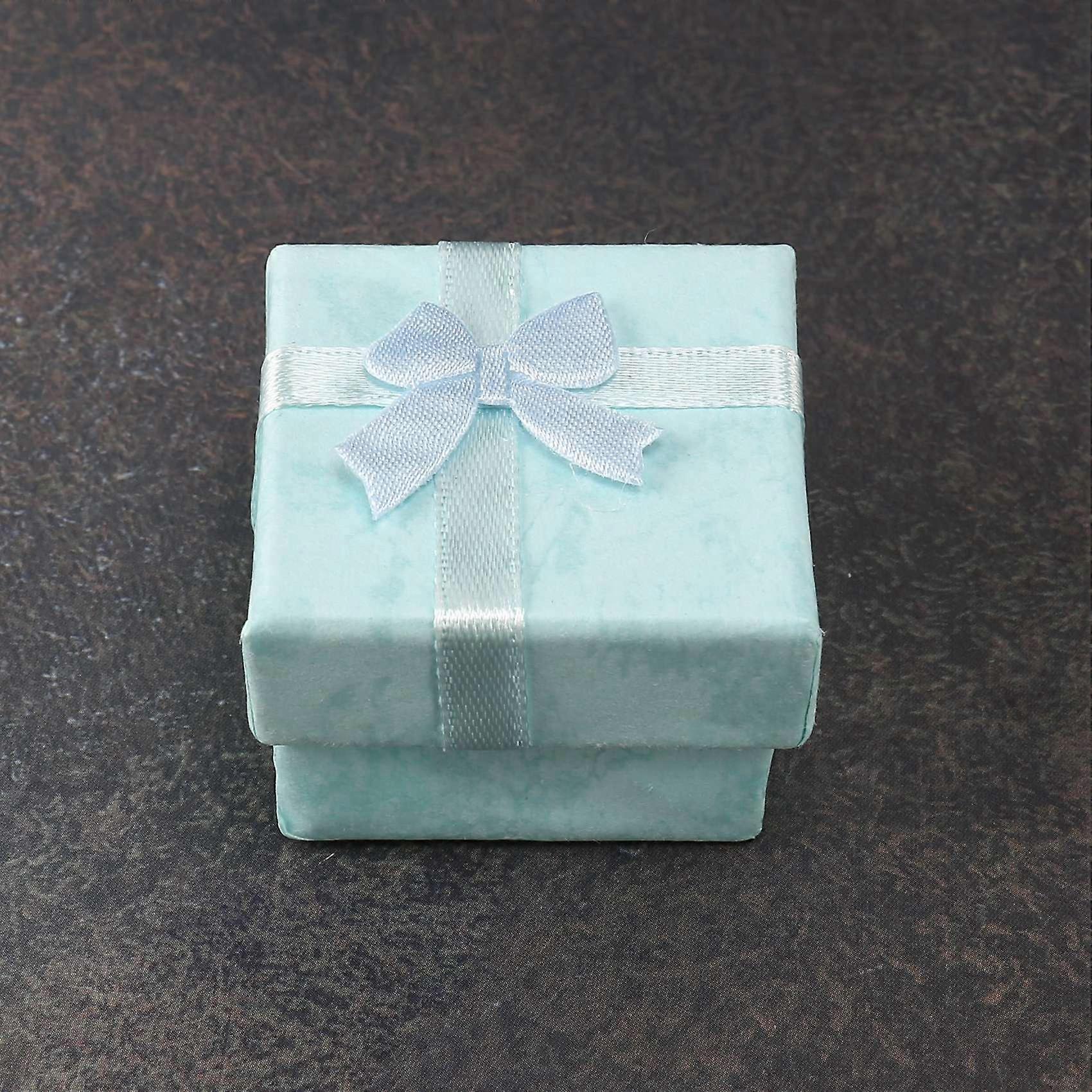 36Pcs BlueJewelry Ring Earrings Bangle Boxes Cutely Small Box