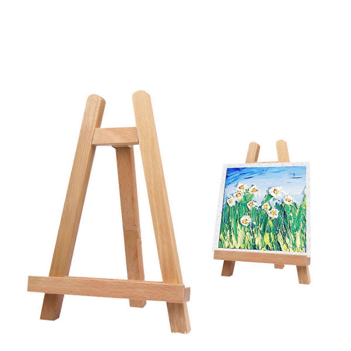 Small Display Easel Artist A-Frame Easel Practical Beech Wood For Students 1Set