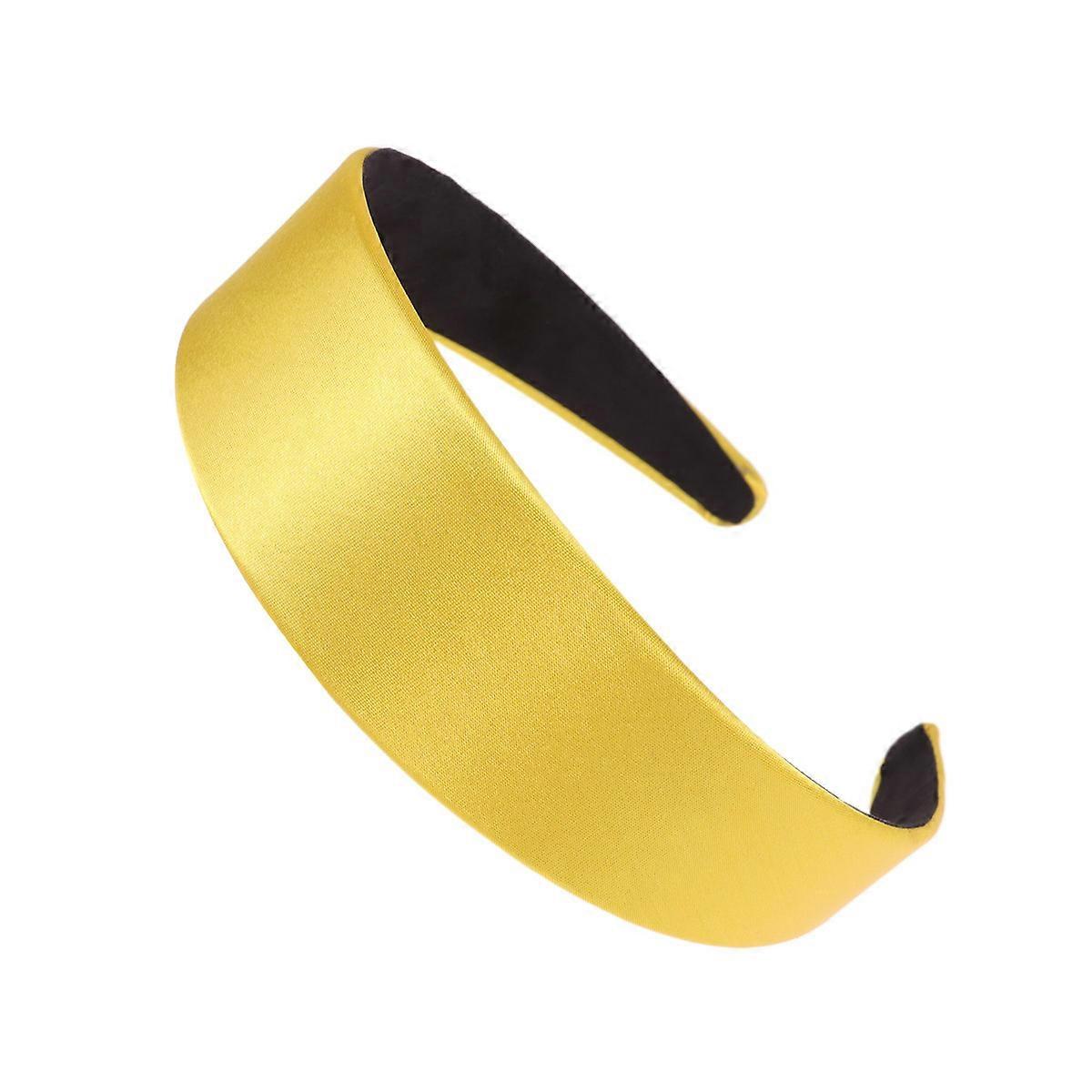 Creative Headdress for Decoration 2Pcs Hair Hoops Yellow Solid Color