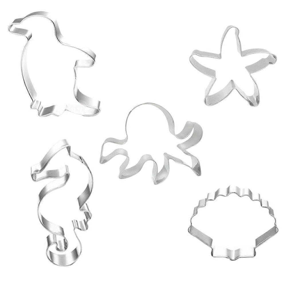 Practical Biscuit Mold Stainless Steel Set for Kitchen Use 1Set