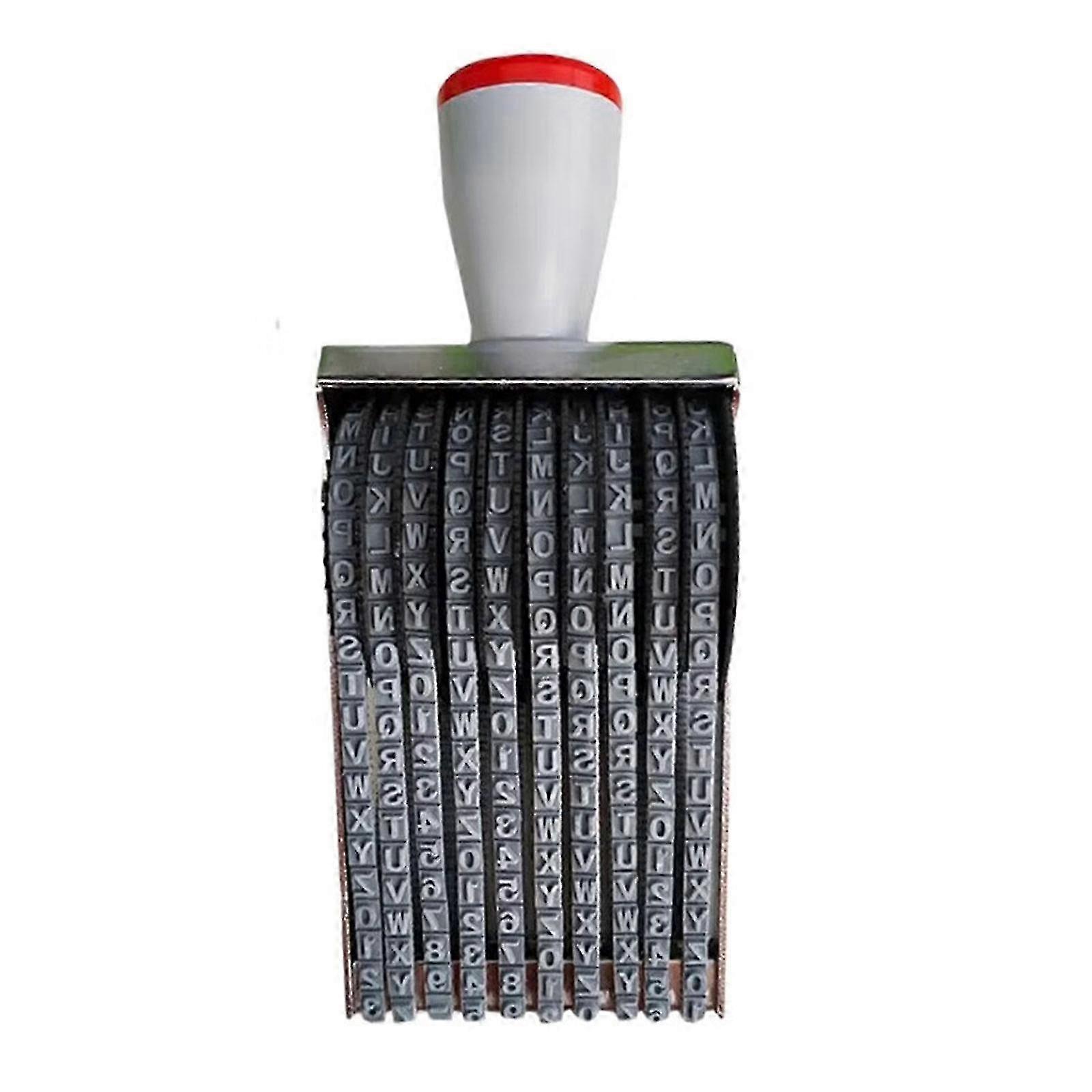 2025 Rotating Rubber Number Letter Stamp for Office Document Stamping