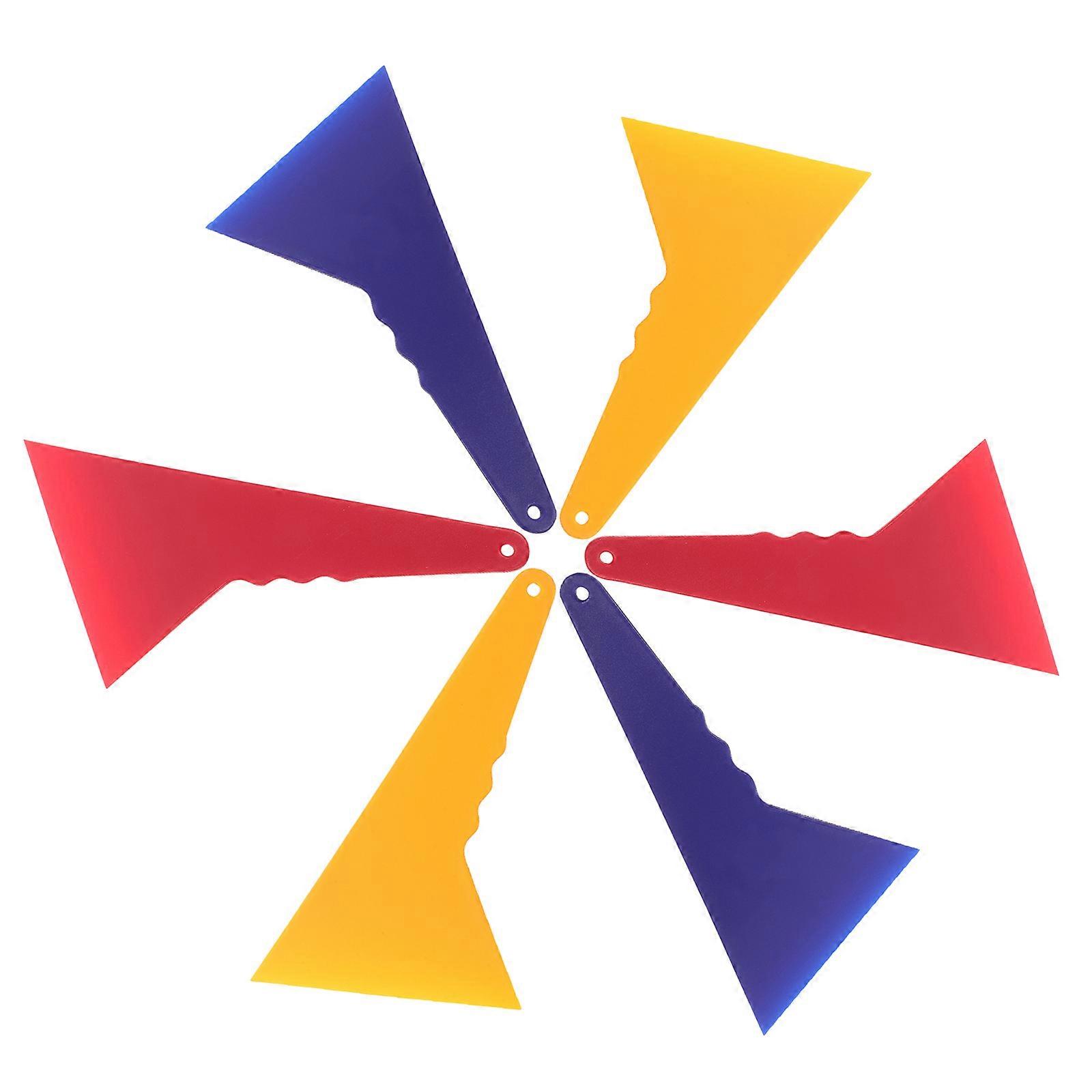 Auto Film Squeegee Triangle Tool for Car 6Pcs Assorted