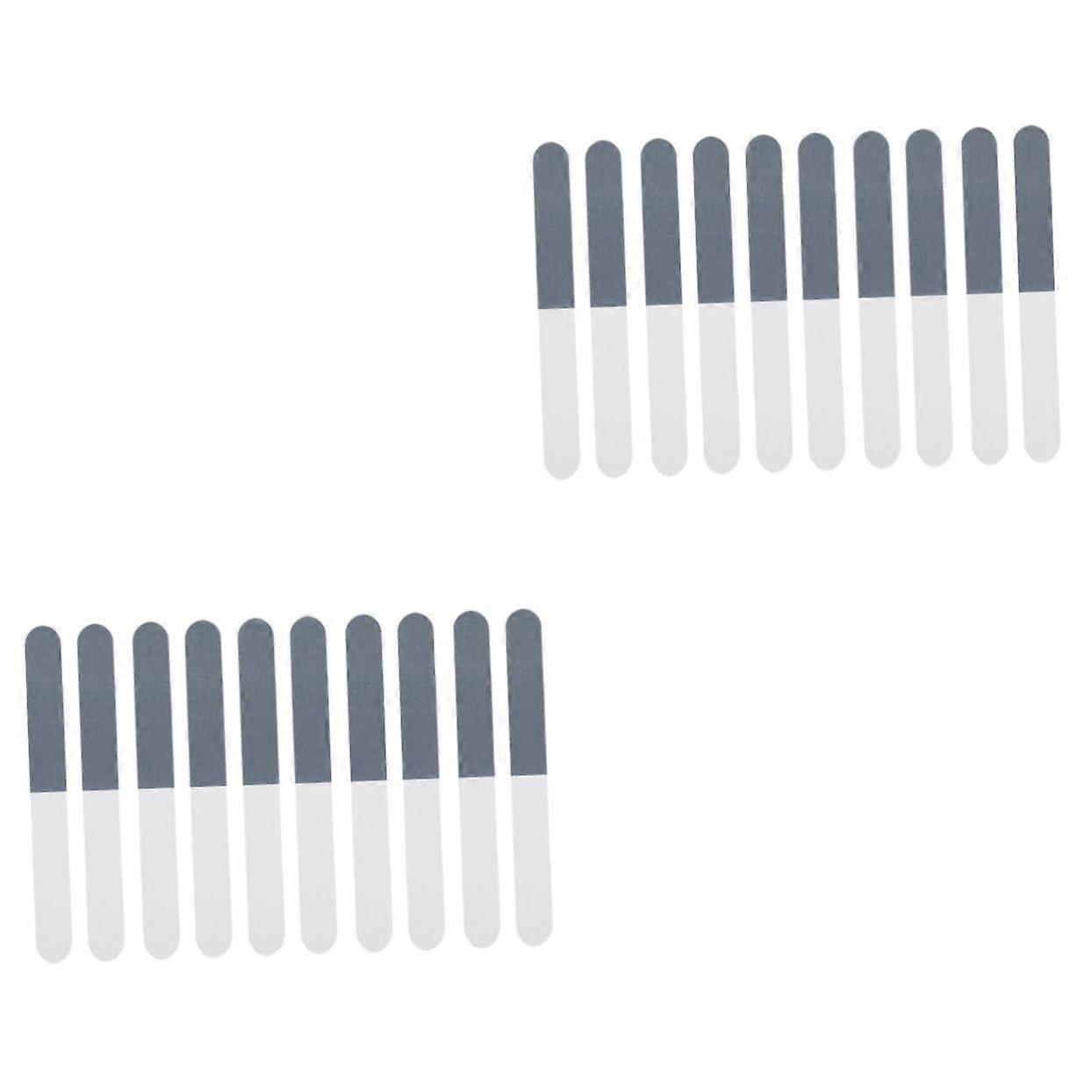 20pcs EVA Nail Buffer Files for Manicure with Consistent Sanding Finish