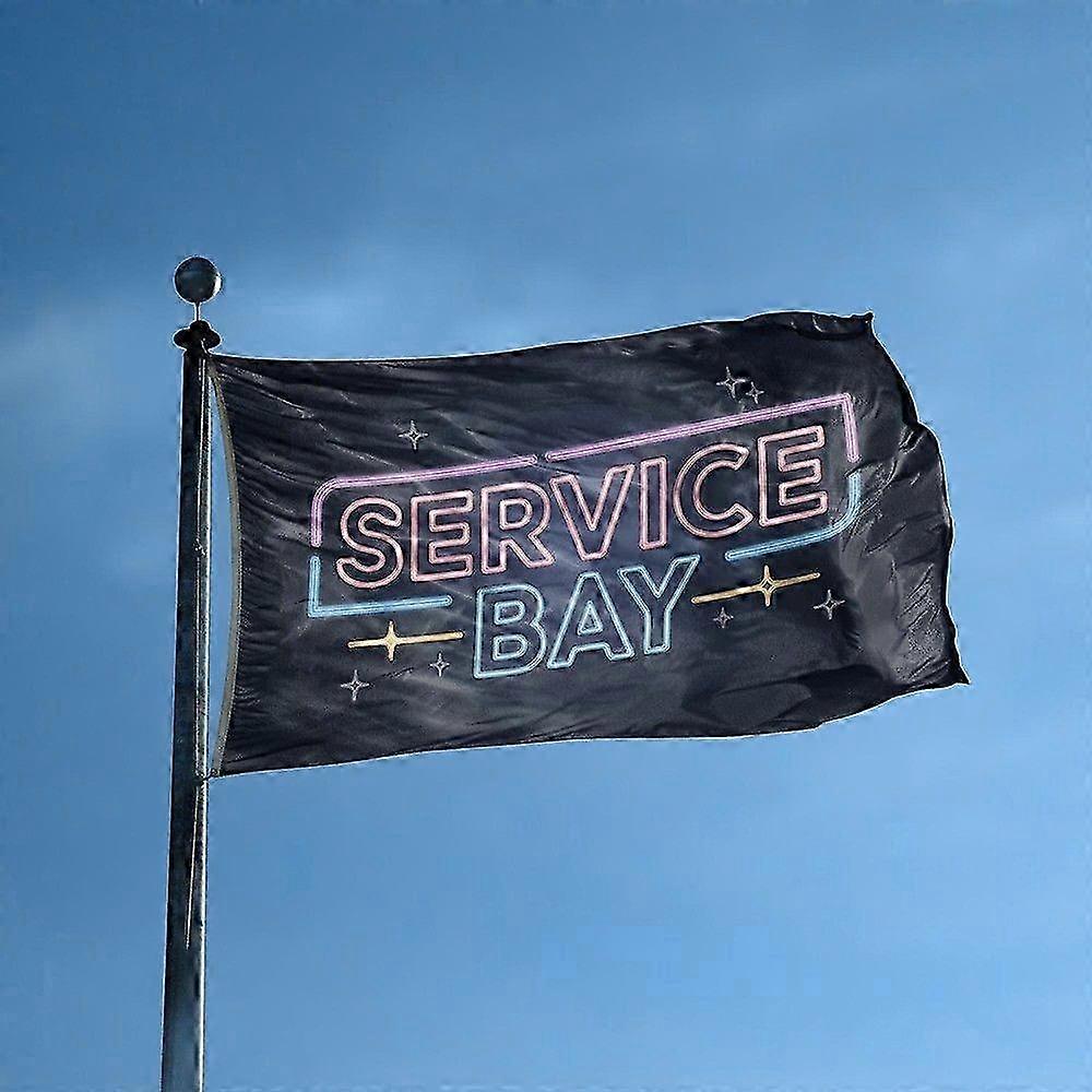Service Bay Neon Flag