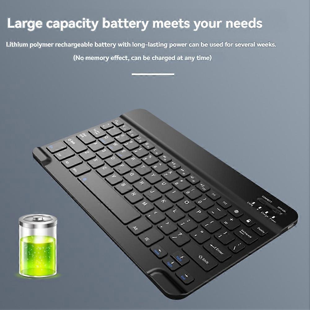 Bluetooth Keyboard Portable Keyboard for Tablet PC Tablet Gaming Accessories White