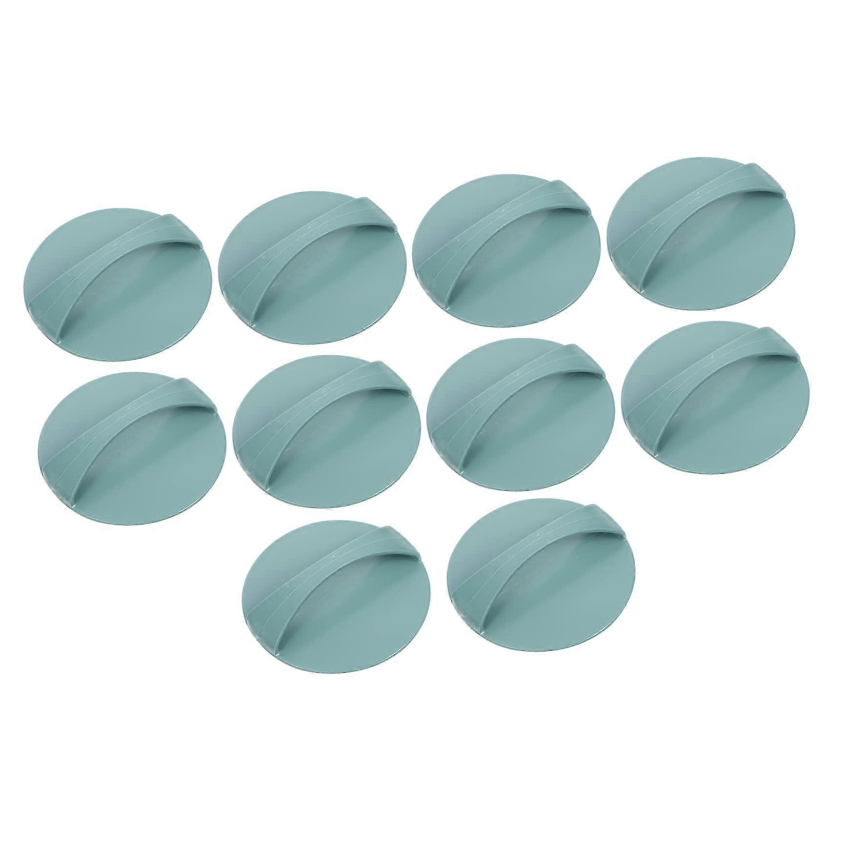 10pcs Plastic Round Printing Plates with Ergonomic Grip, Art Printmaking Tools for Artists