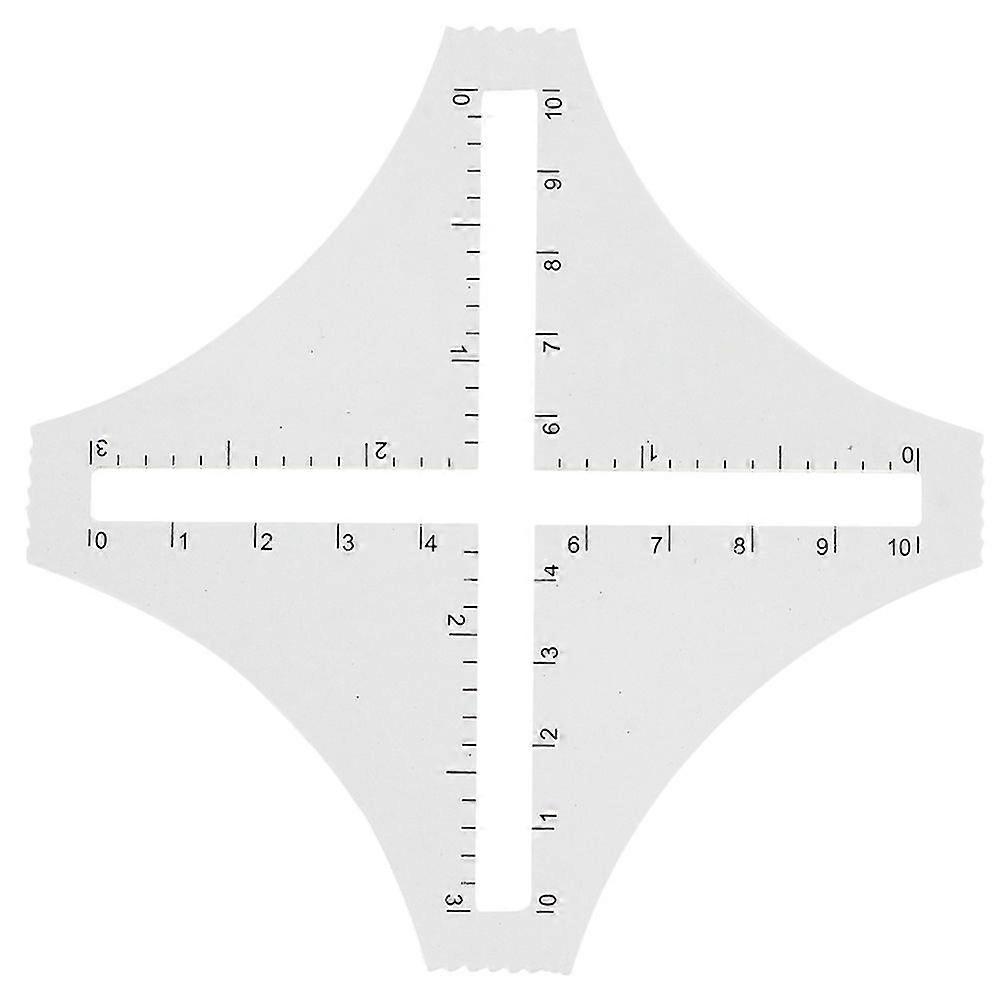 Fabric Cutting Ruler Quilters Ruler Scale Lines Sewing Ruler Transparent Density Scale