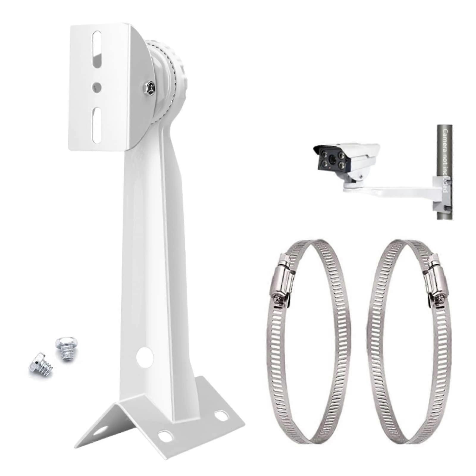 CCTV Camera Mounting Bracket, Weatherproof Aluminum Corner Mount for Security Cameras Wall or Pole