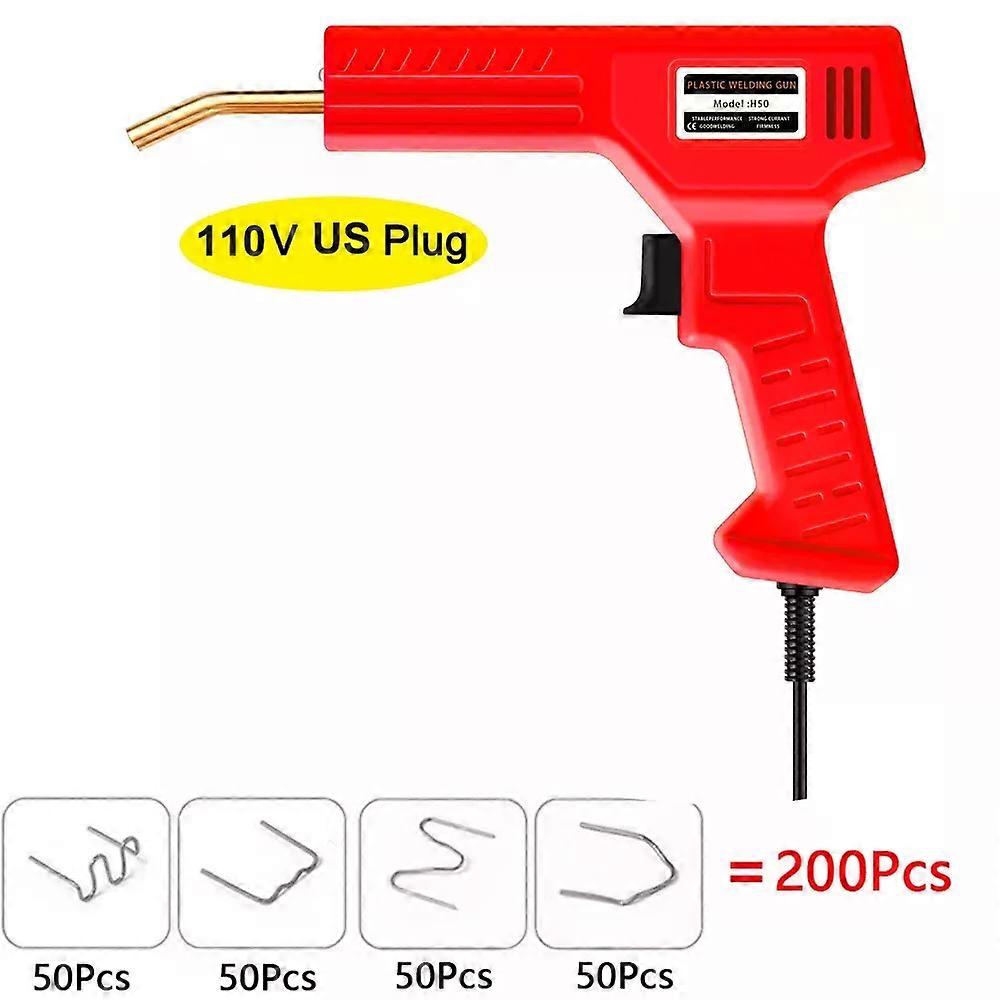 Plastic Welding Machine 200/600 Staples Kit DIY Plastic Welder Tool Kit EU/US Plug Plastic Repair Tools