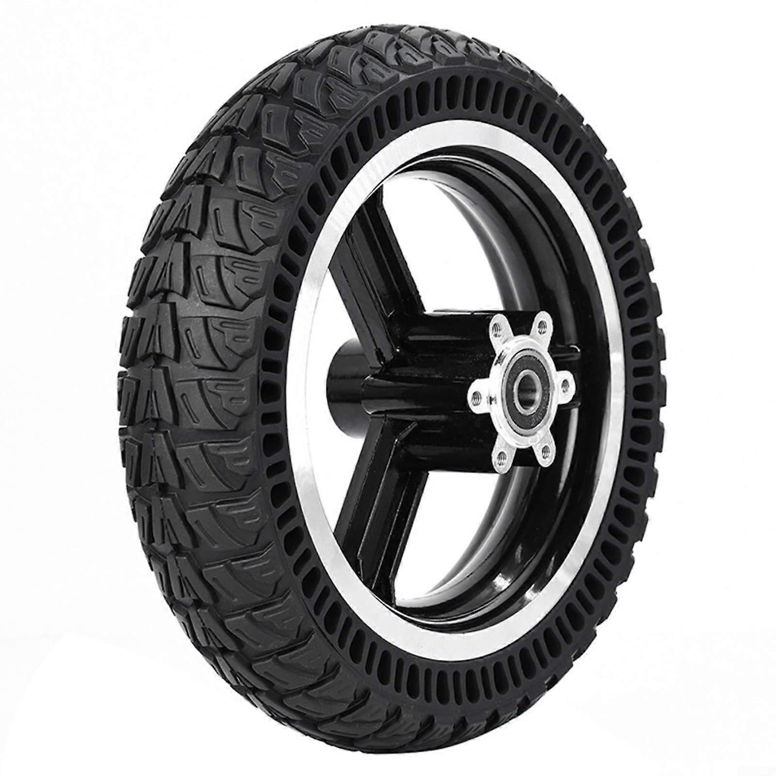 Electric Scooter Solid Front Tire 9x2.25 with Hub for Kugoo M4, ExplosionProof and Maintenance