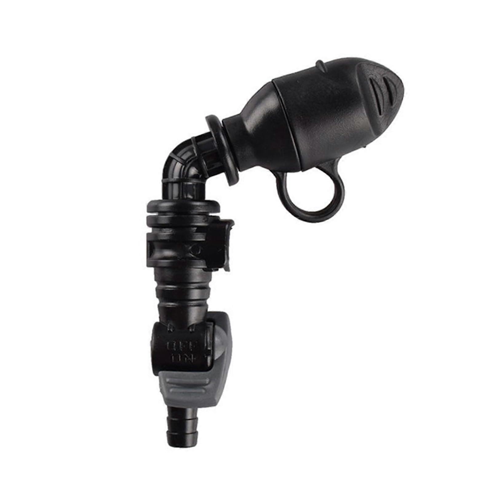 Hydration Bladder Bite Valve with Adjustable Flow Control and Ergonomic Silicone Mouthpiece