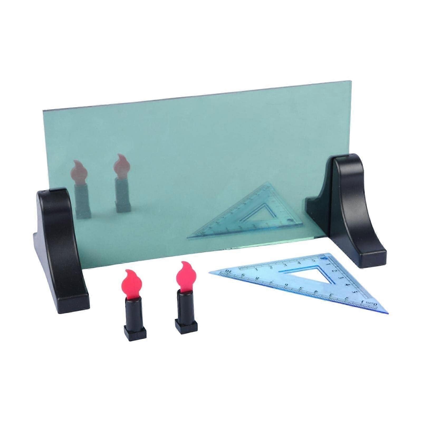 Physics Experiment Kit with Plane Mirror Reflection and Optical Distance Measurement Lab Set