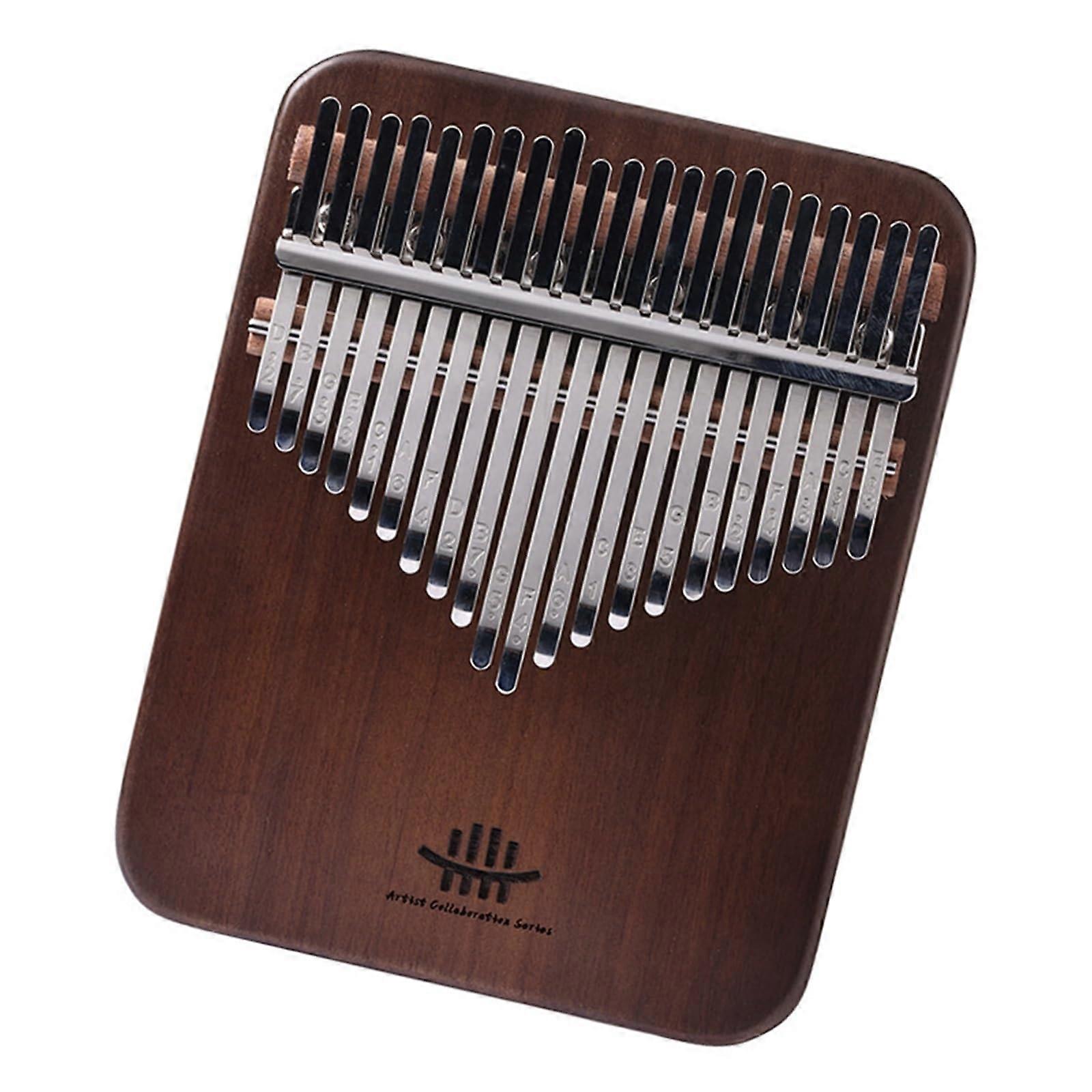 Kalimba Thumb Piano Solid Curly Maple Long Resonance Box Rich Clear Tone Solid Wood