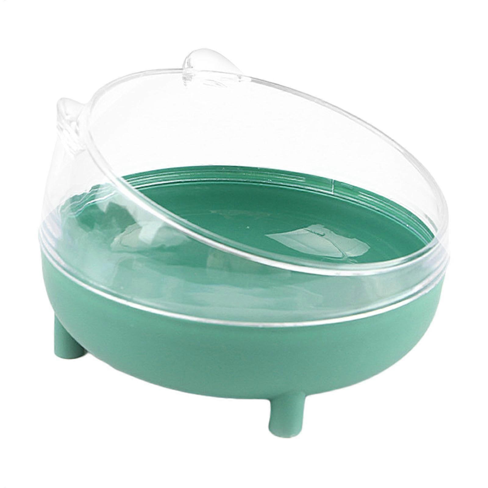2X Hamster Sand Bath Container with OverflowProof Lid for Syrian Hamster Bathroom Cleaning