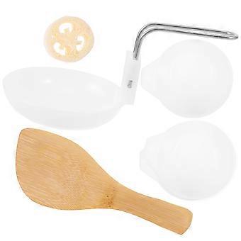 Outdoor campingkommenset met kookgerei, 1 set, duurzaam PP