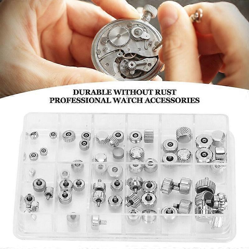 Steel Chronograph Button Watch Watch Crown Stainless Accessory Replacement