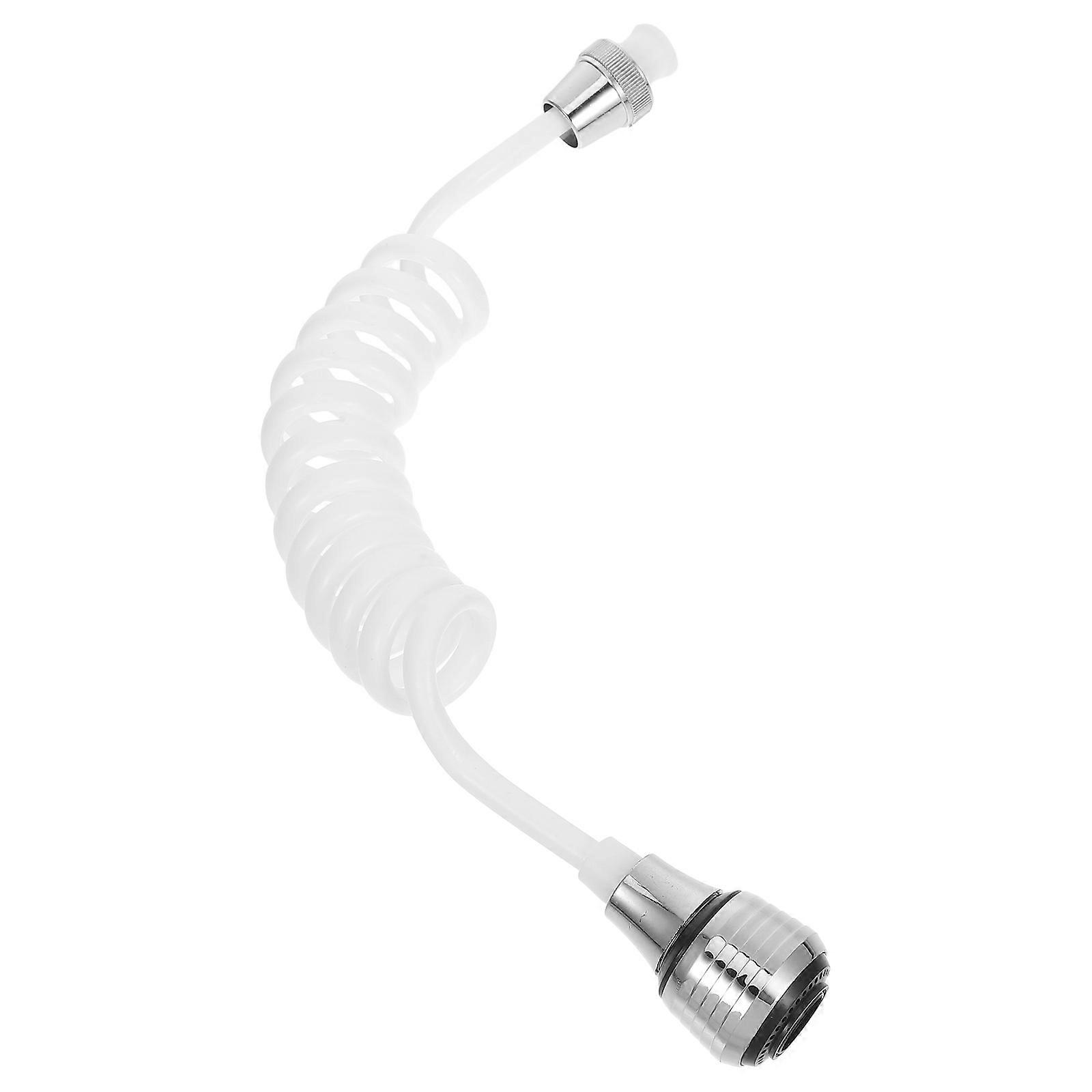 Washing Helper Faucet Extender with Easy Install Function White Hose