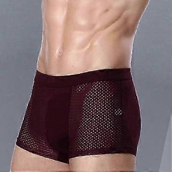 4 PCS of Men's Box Hero Bamboo Boxer Briefs and Shorts for All-Day Comfort
