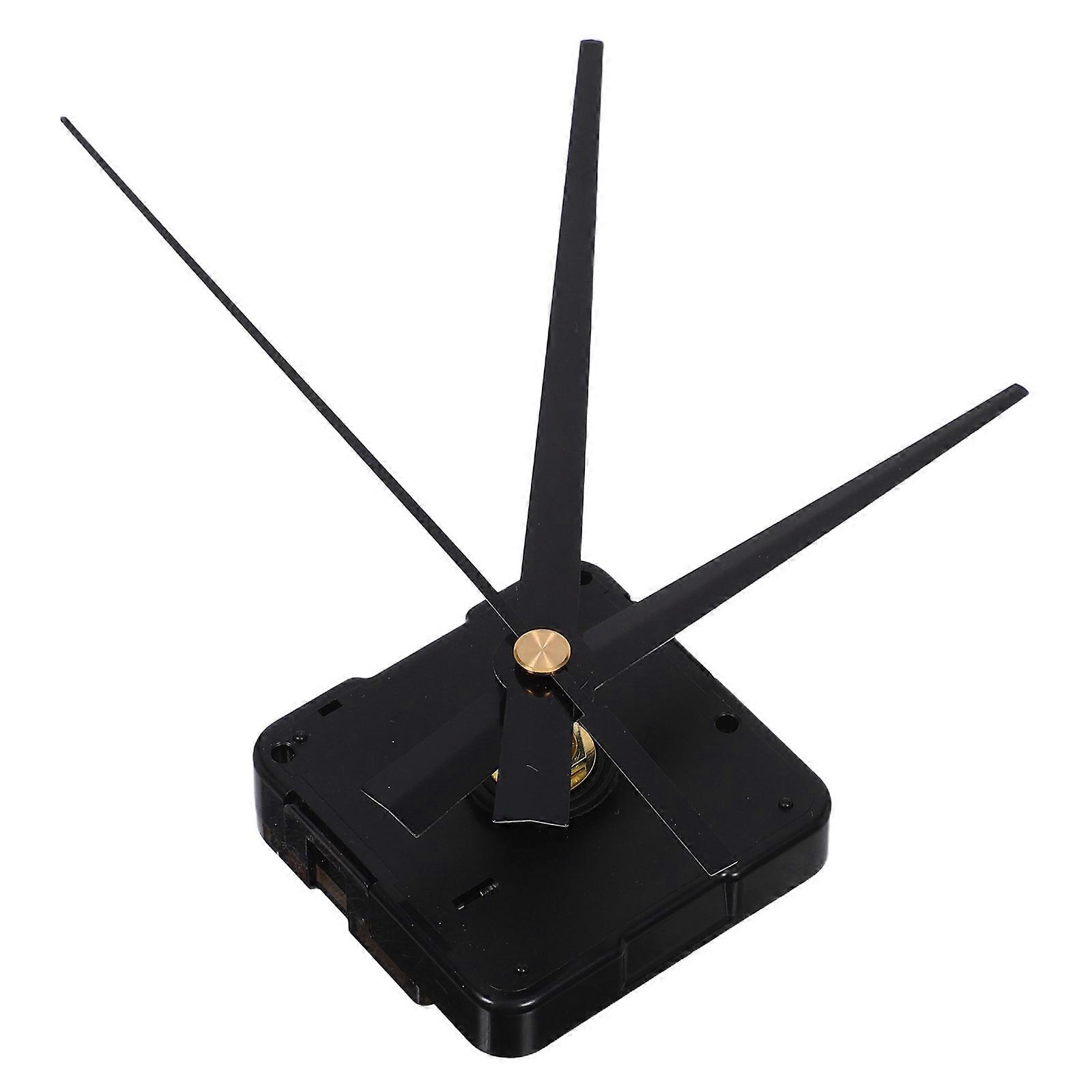 Plastic Clock Mechanism for DIY Use Black Movement 5Sets Kit