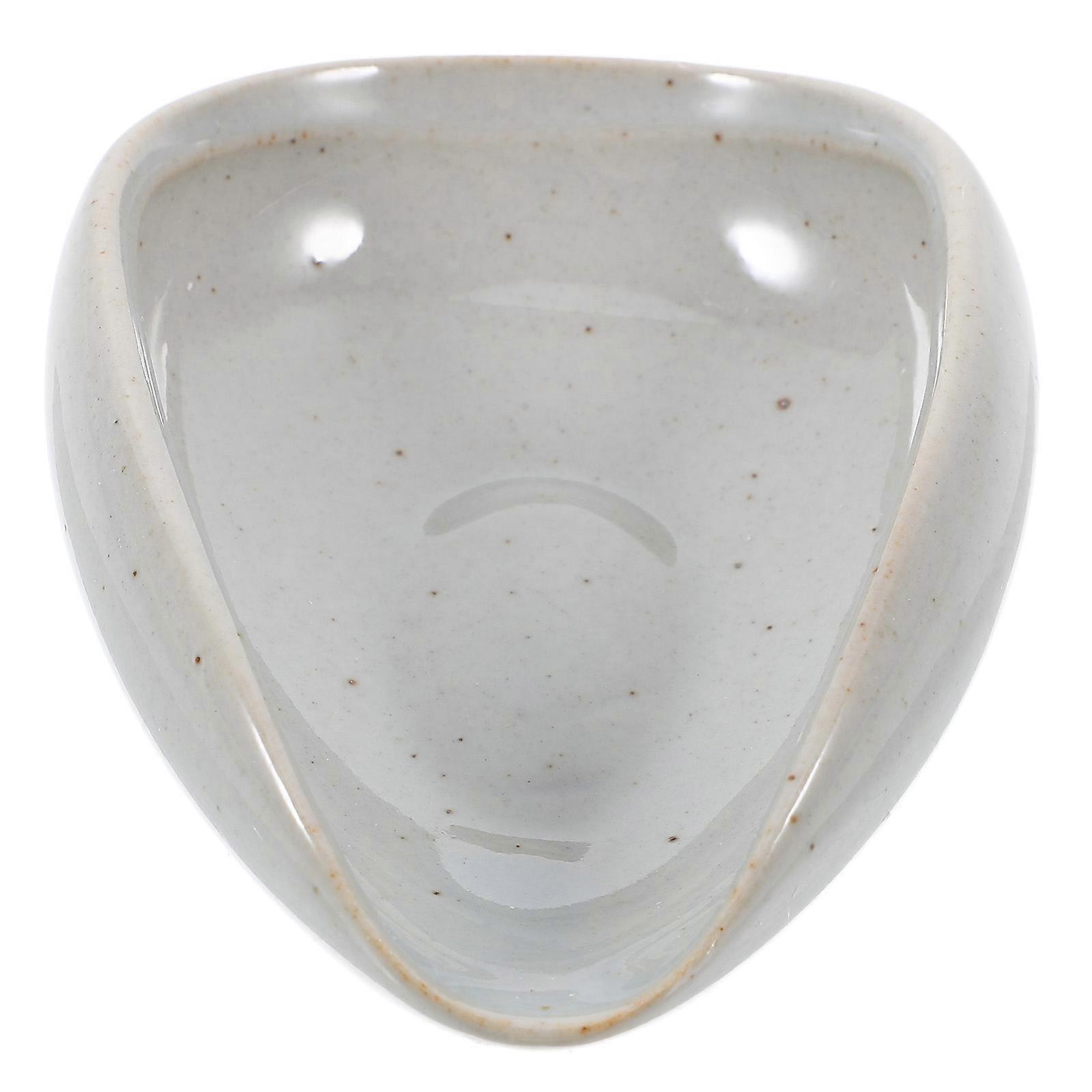 Coffee Bean Dosing Cup Ceramic Tray for Holding Appetizer Use