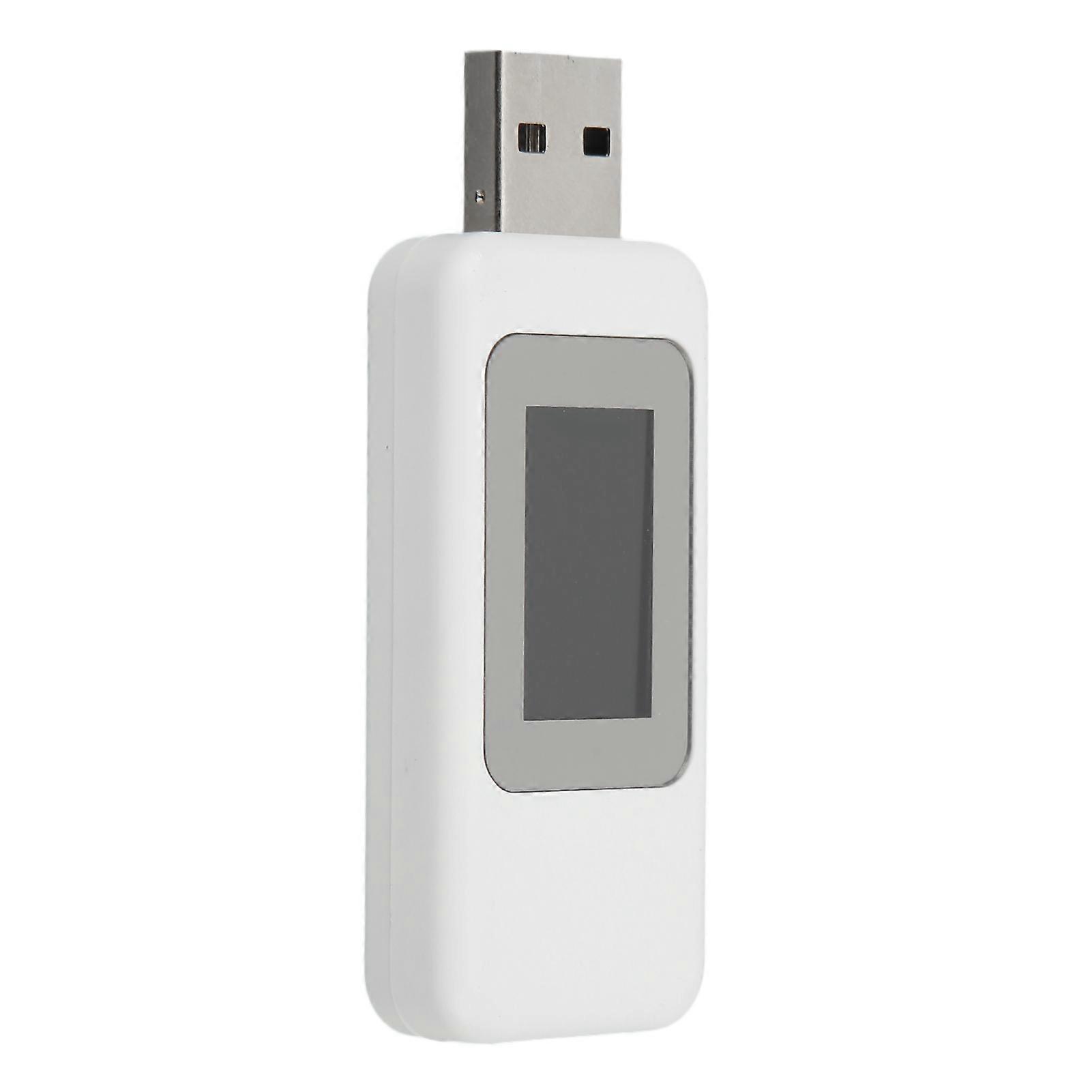 USB Power Detection Direct Read Easy View Power Off Storage Function Power AnalyzerWhite