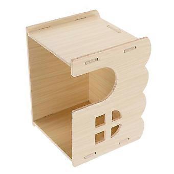 Natürliches Hamsterversteck/Rattenhaus aus Holz für Kleintiere