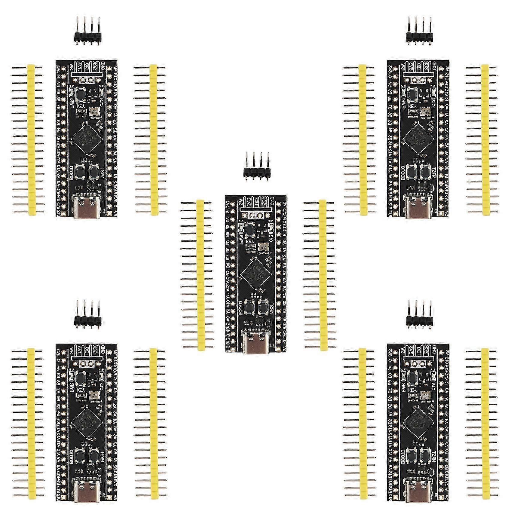 5X STM32F401 Development Board, STM32F401CEU6 STM32F4 Learning Board, Support compatible with MicroPython/Arduino Programming