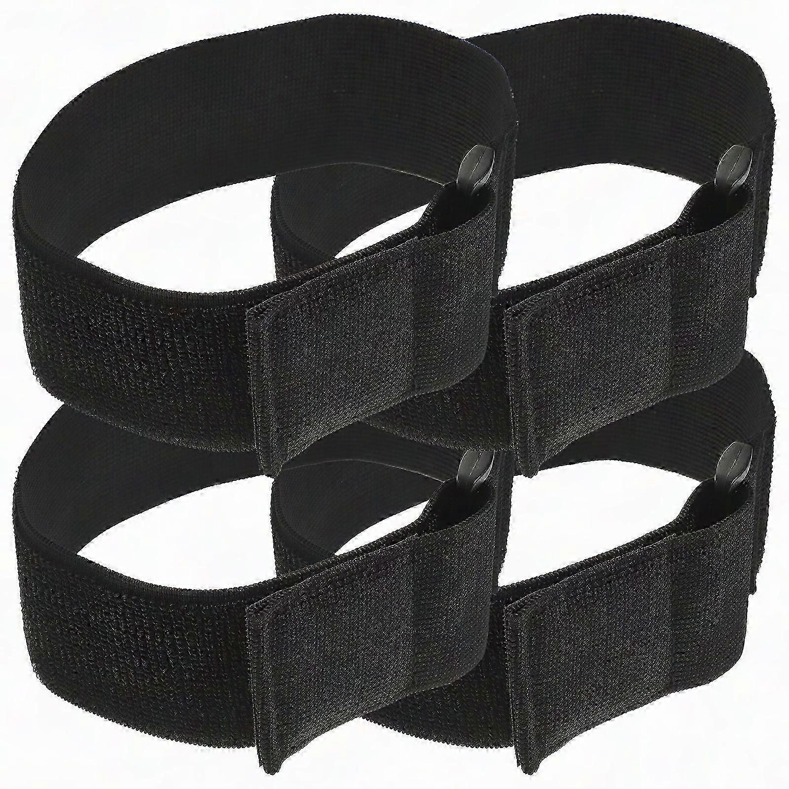 4pcs Hook and Loop Strap Elastic Strap Multipurpose Strap Reusable Cinch Strap