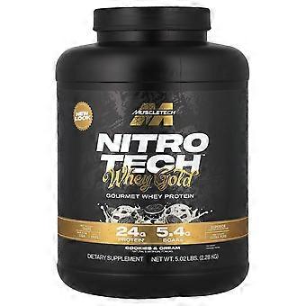 MuscleTech, Nitro-Tech™ Whey Gold, Cookies and Cream, 2,28 kg (5,02 lbs)