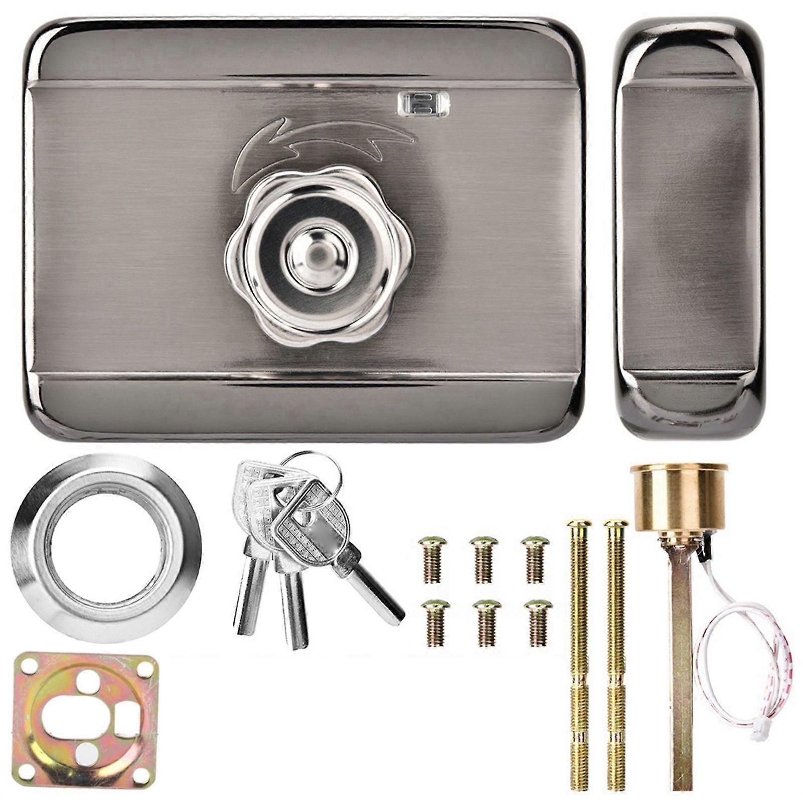 Electronic Door Access Control System Silver Intelligent Single Head Lock