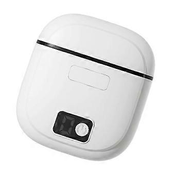 Elektrische nageltrimmer met LED-verlichting, ultrastille technologie, oplaadbare batterij en automatisch vijlsysteem.