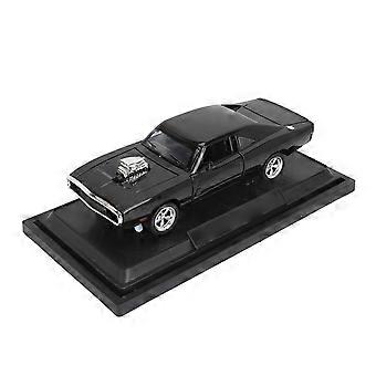Electric Car Model Toy Openable Trunk High Simulation Alloy Vehicle Toy for Kids Black