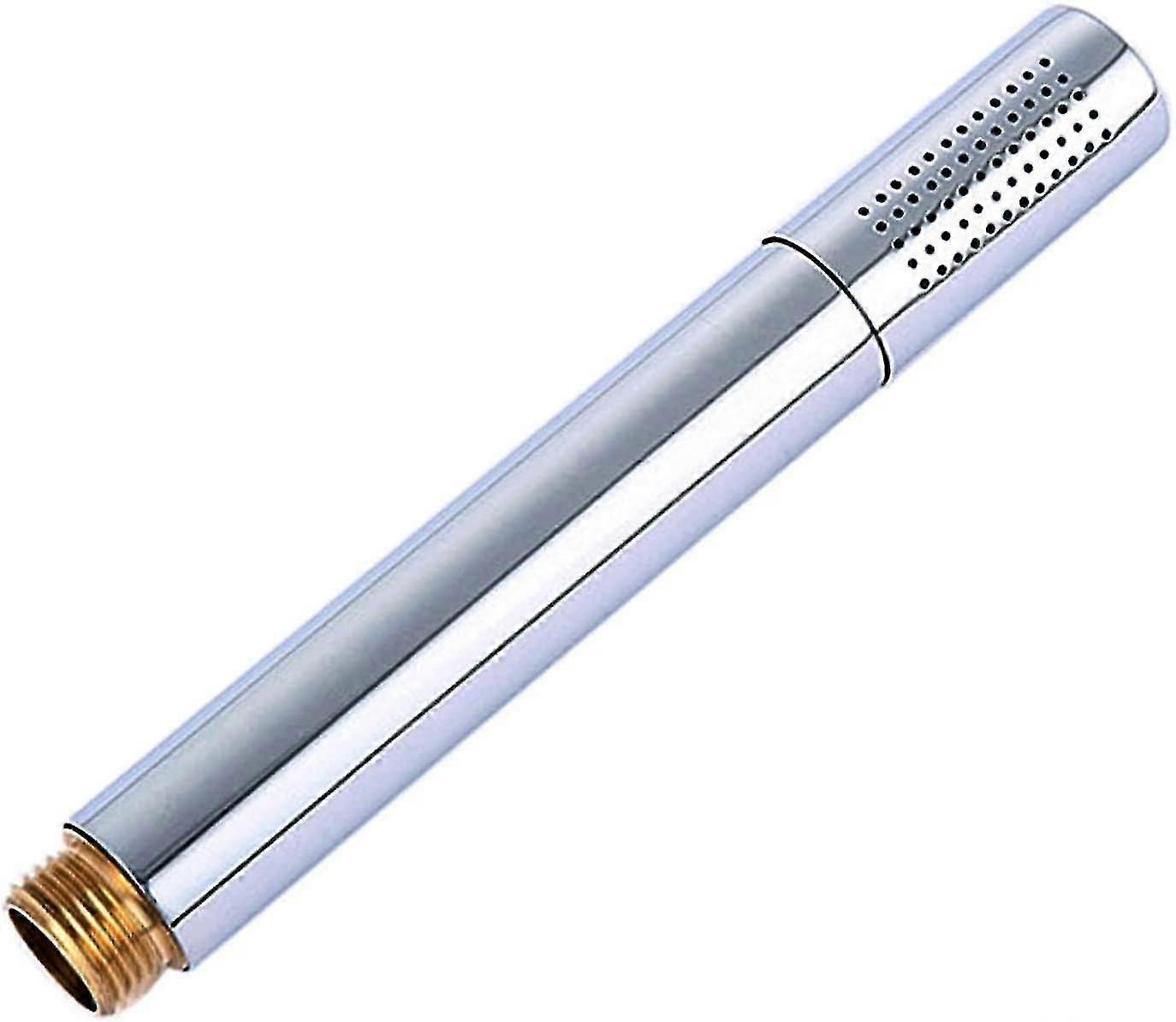 Mini Universal Handheld Shower Head Brass Chromed Showerhead (round)