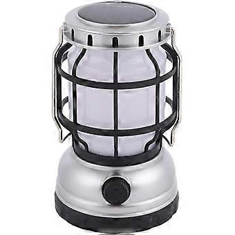 Hurricane Lights, Portable And Convenient Camping Lantern, Flickering Flame Solar Lantern Lights, Usb Rechargeable Led Camping Lamp, For Emergency, Hu