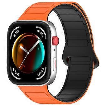 Magnetic silicone smartwatch band for Huawei Watch Fit 5 4 / Fit 5 4 Pro / 3