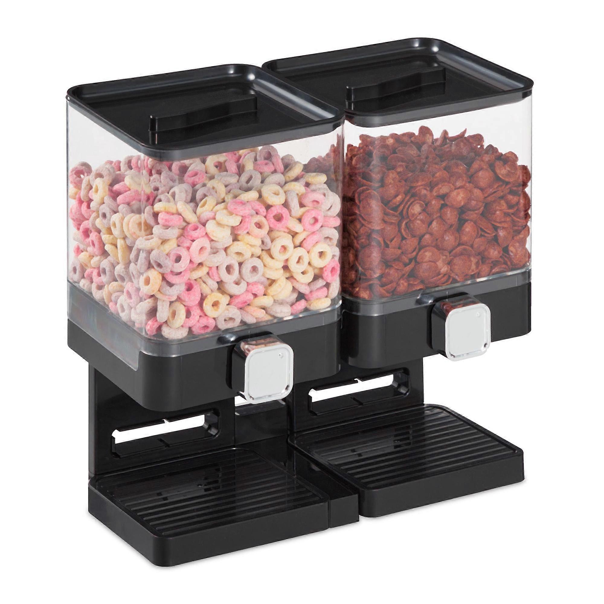 Double cereal dispenser
