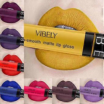 Gold Matte Liquid Lipstick Waterproof, Long Lasting Matte Finish, Bold Pigment Payoff