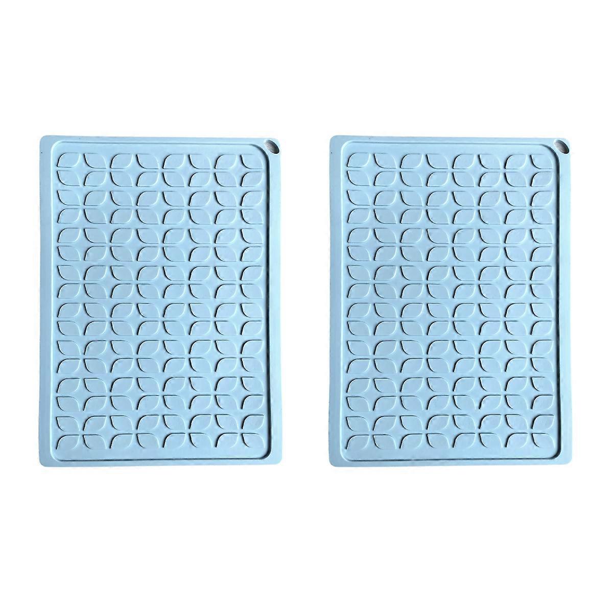 Premium Silicone Dish Drying Mat - 2 Pack