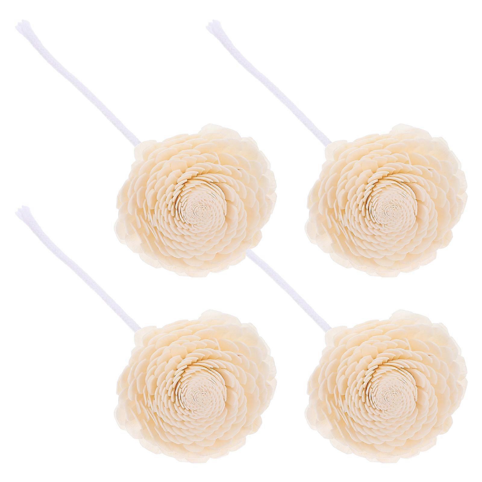 4pcs Cotton Made Flower Decoration Multi-use Dried Flower Diffuser Essential Oil Flower Diffuser